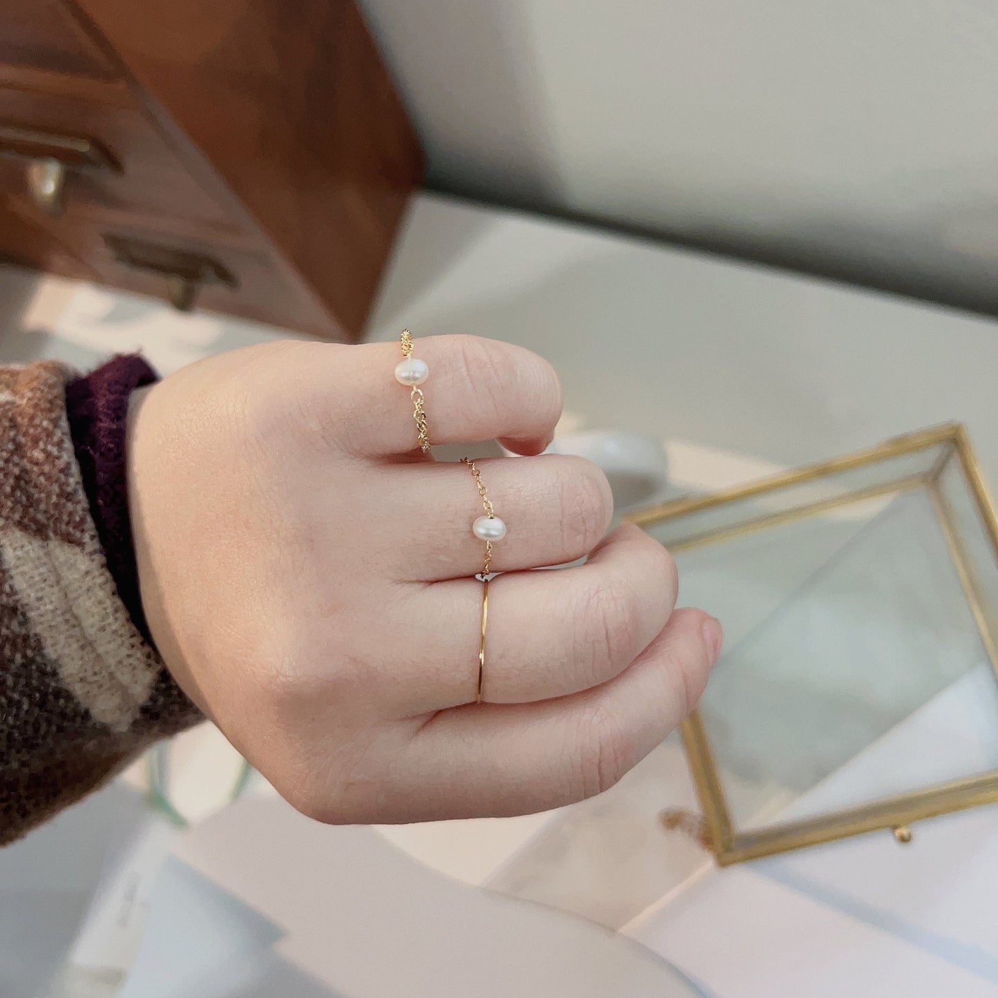Minimalist Gold Ring, 0.5mm Ring, Thin Band Ring, Simple Gold Ring, Midi Ring, Stackable Ring, Dainty Gold Plated Ring, Polished Gold Ring