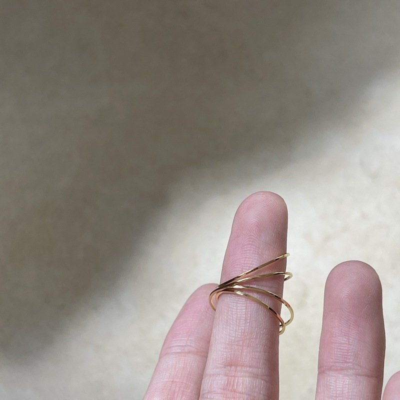 Minimalist Gold Ring, 0.5mm Ring, Thin Band Ring, Simple Gold Ring, Midi Ring, Stackable Ring, Dainty Gold Plated Ring, Polished Gold Ring