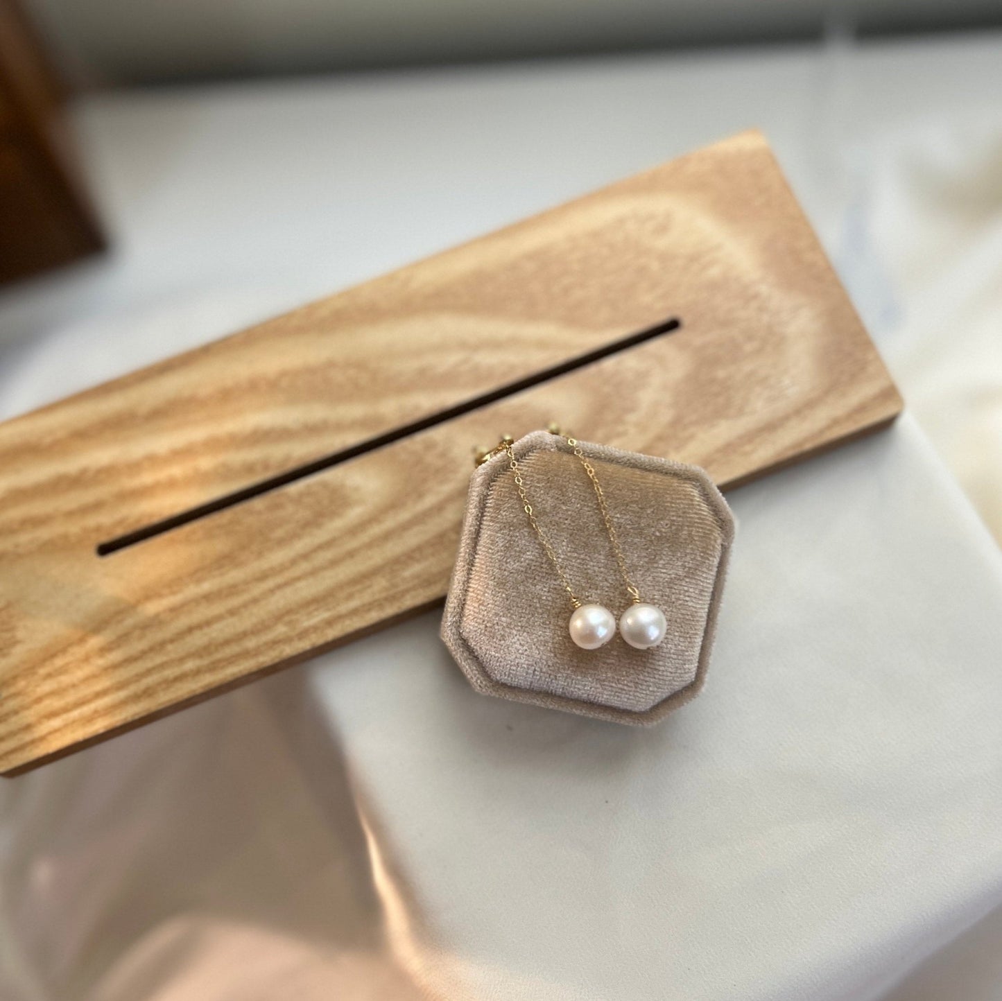 Fresh Water Pearl Earrings, Long Drop Earrings, Natural Pearl Gold Earrings, Gold Pearl Earrings, Pearl Tassels Earrings, Gold Chain Earring