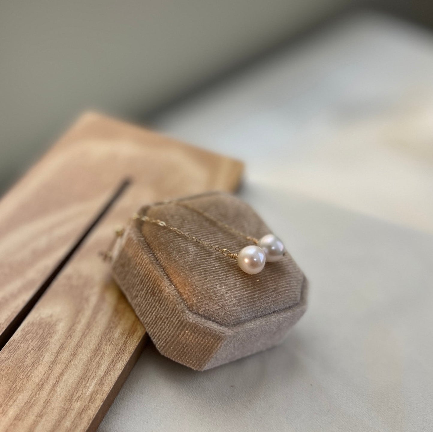 Fresh Water Pearl Earrings, Long Drop Earrings, Natural Pearl Gold Earrings, Gold Pearl Earrings, Pearl Tassels Earrings, Gold Chain Earring