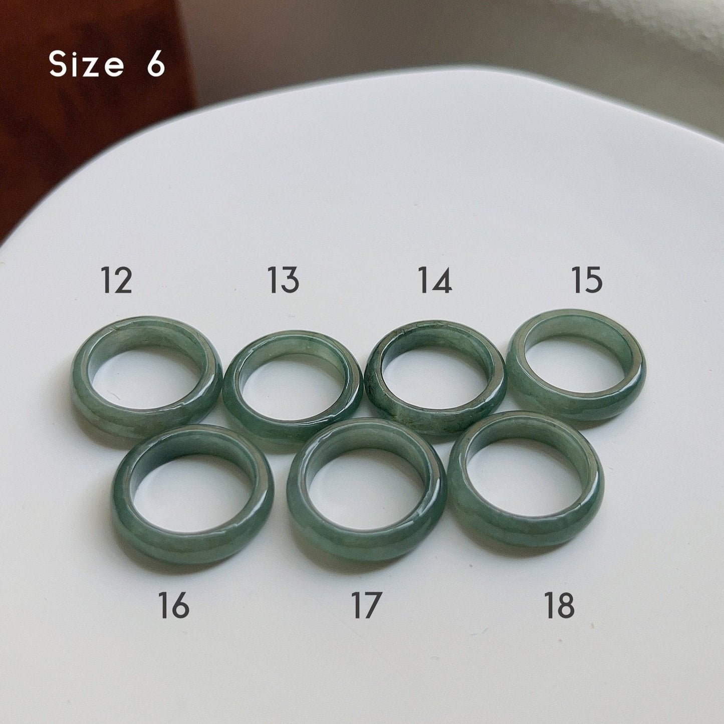Genuine Burmese Jadeite Ring, Thick Green Jade Ring, Dark Green Jadeite Band, Myanmar Jadeite Ring, Burma Jade Ring, Textured Jadeite Band
