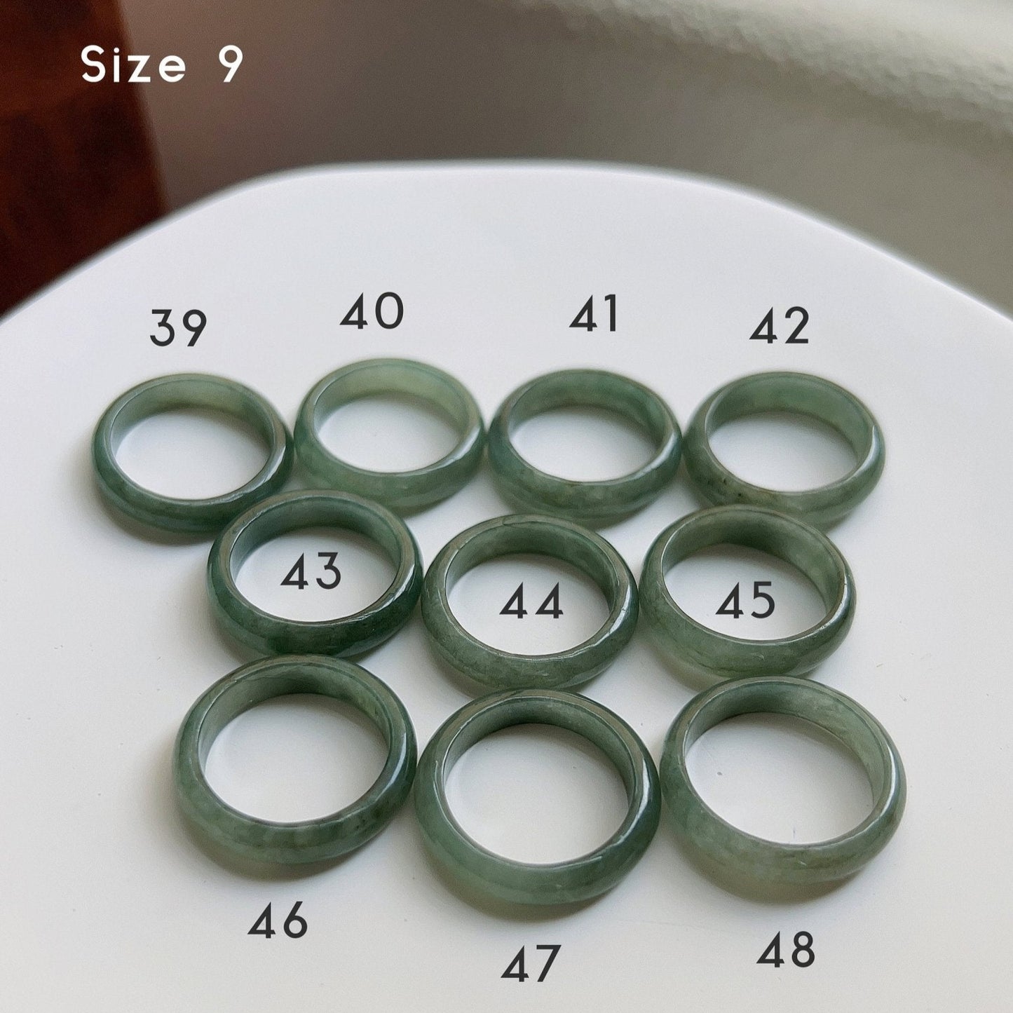 Genuine Burmese Jadeite Ring, Thick Green Jade Ring, Dark Green Jadeite Band, Myanmar Jadeite Ring, Burma Jade Ring, Textured Jadeite Band