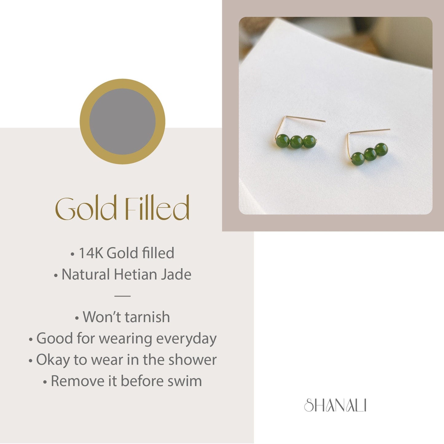 Natural Jade Earrings, Hetian Green Jade Earrings, Gold Jade Earrings, Jade Hook Earrings, Jade Beads Earrings, Jade Gold Jewelry, Jade Gift