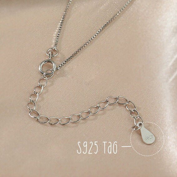 Natural Pearl Necklace, Shell Pearl Necklace, S925 Sterling Silver Necklace, One Pearl Necklaces, Single Pearl, Dainty Pearl Necklace