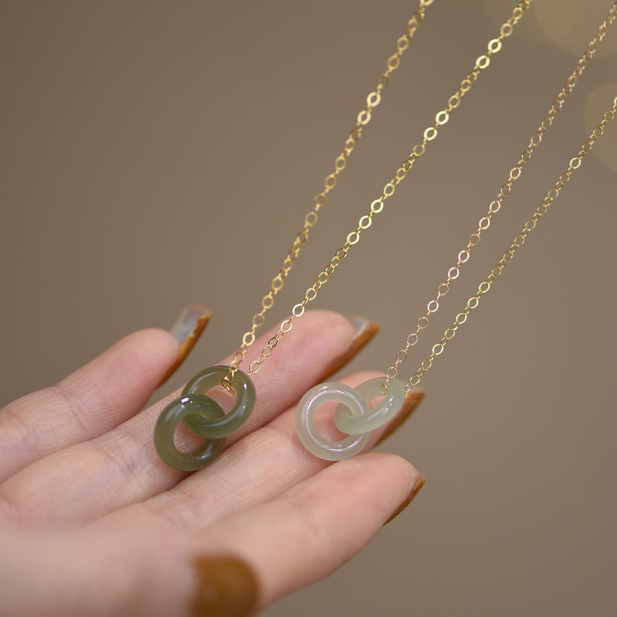 Dainty Jade Necklace Collection | Shanali Jewelry