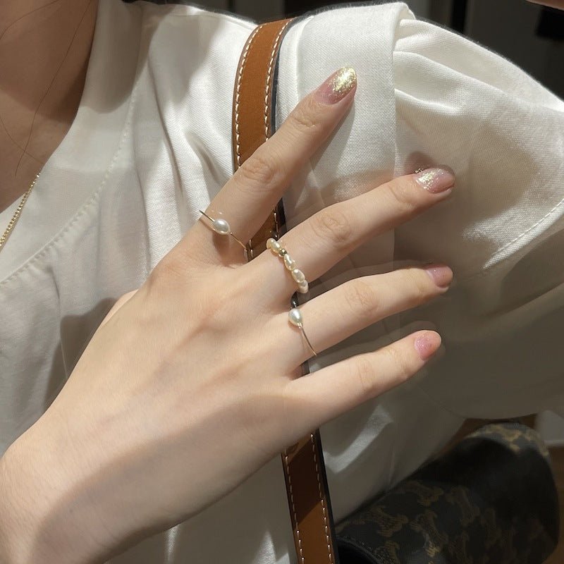 Dainty Pearl Ring | Shanali Jewelry