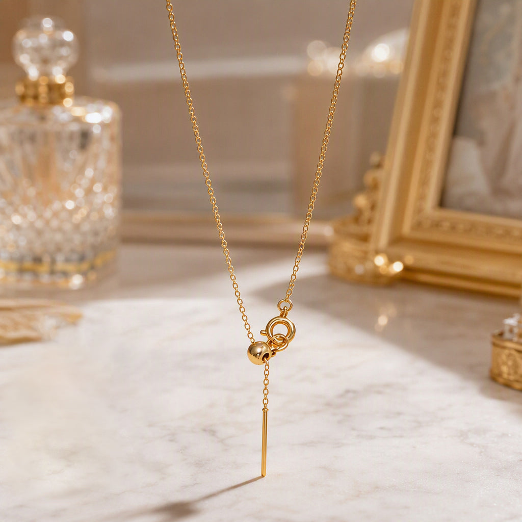 Dainty Minimal 14K Gold Filled Chain Necklace