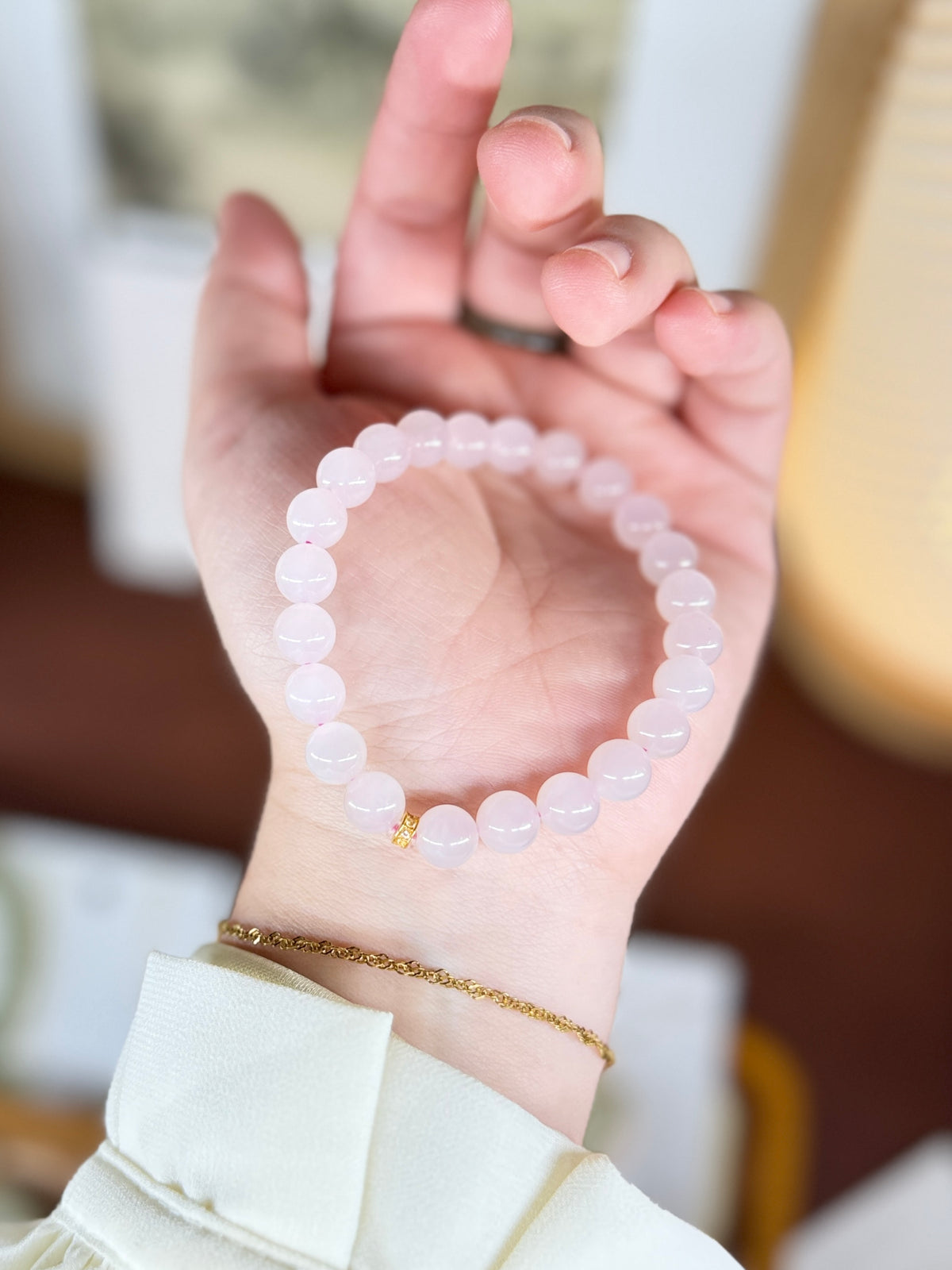 High Quality Natural Jade Bracelet with 18k Gold