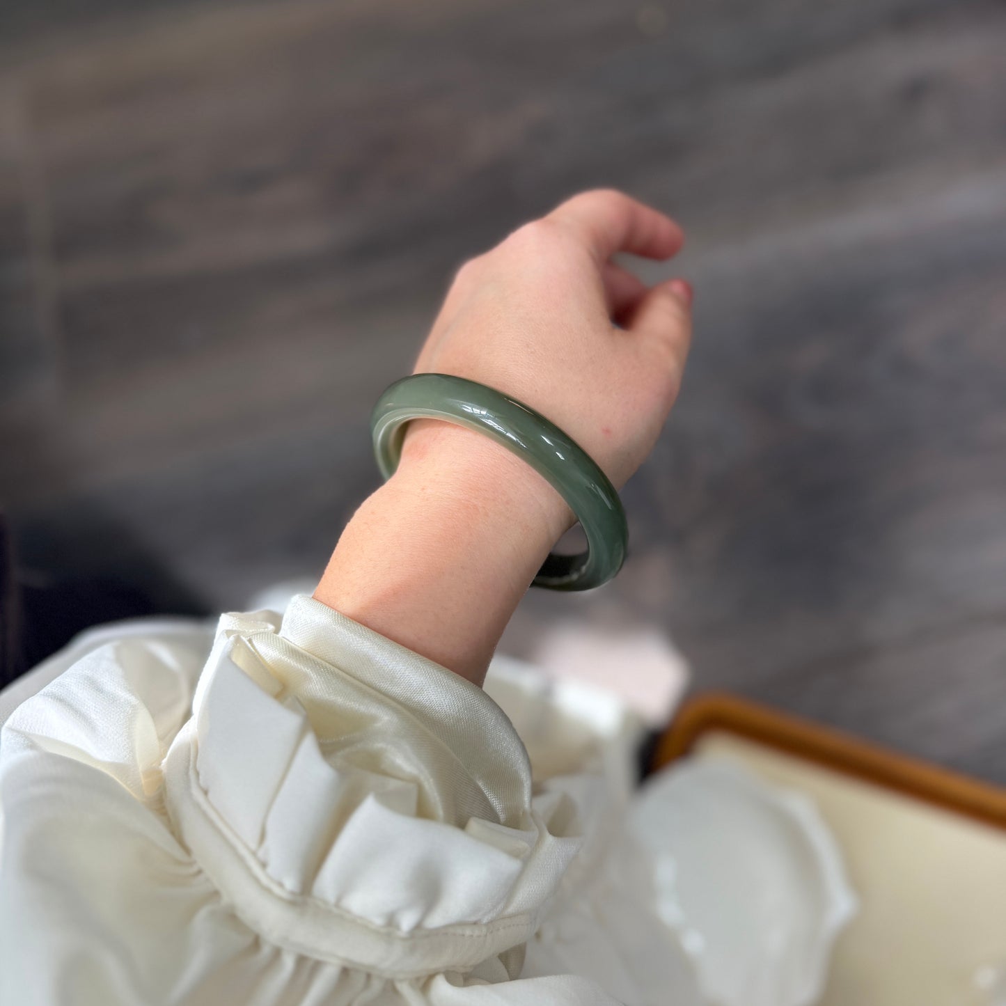 Natural Hetian Jade Bangle