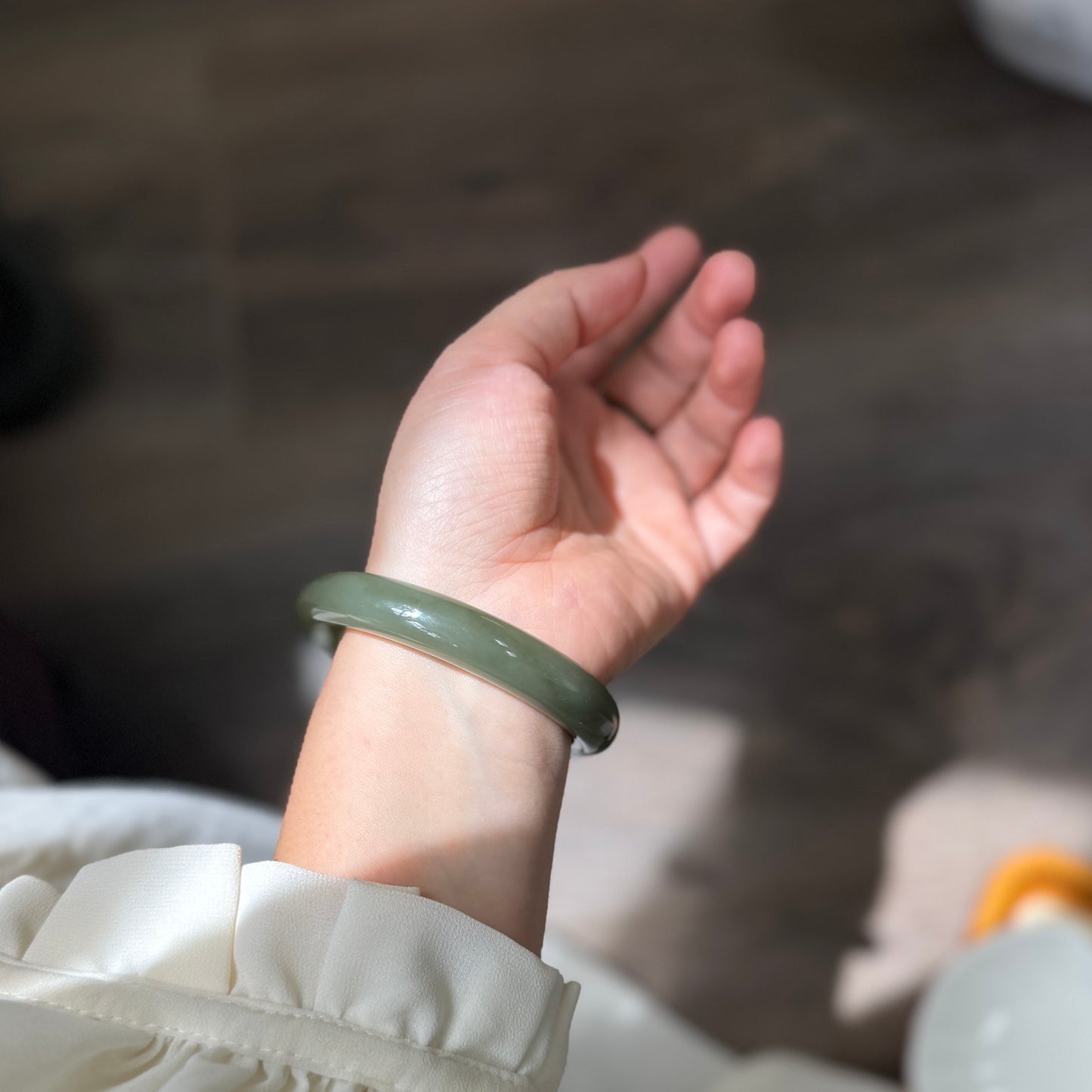 Natural Hetian Jade Bangle