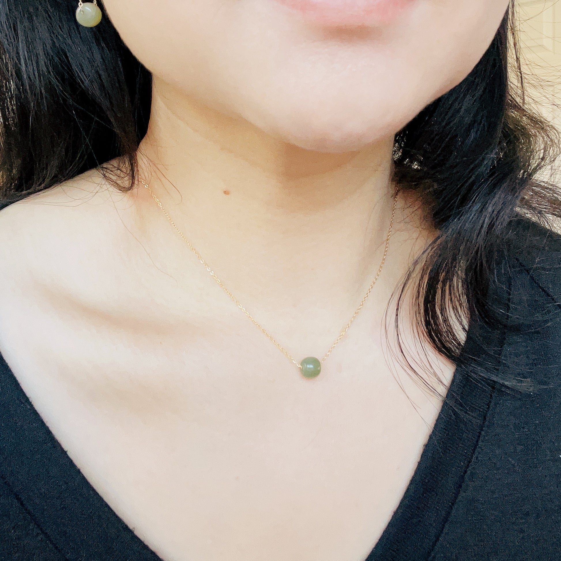 MinimalistNaturalHetianJadeNecklace_OnesingleJadeBeadDaintyChoker_DaintyJadeNecklace_NephriteNecklace_3JadeBeadsNecklace25