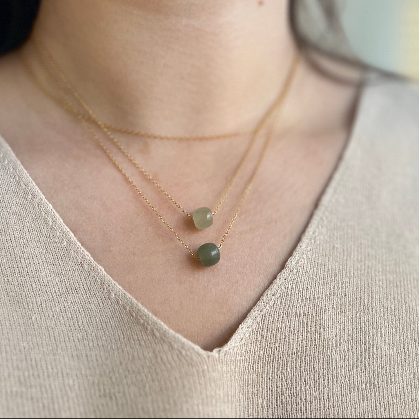 MinimalistNaturalHetianJadeNecklace_OnesingleJadeBeadDaintyChoker_DaintyJadeNecklace_NephriteNecklace_3JadeBeadsNecklace21