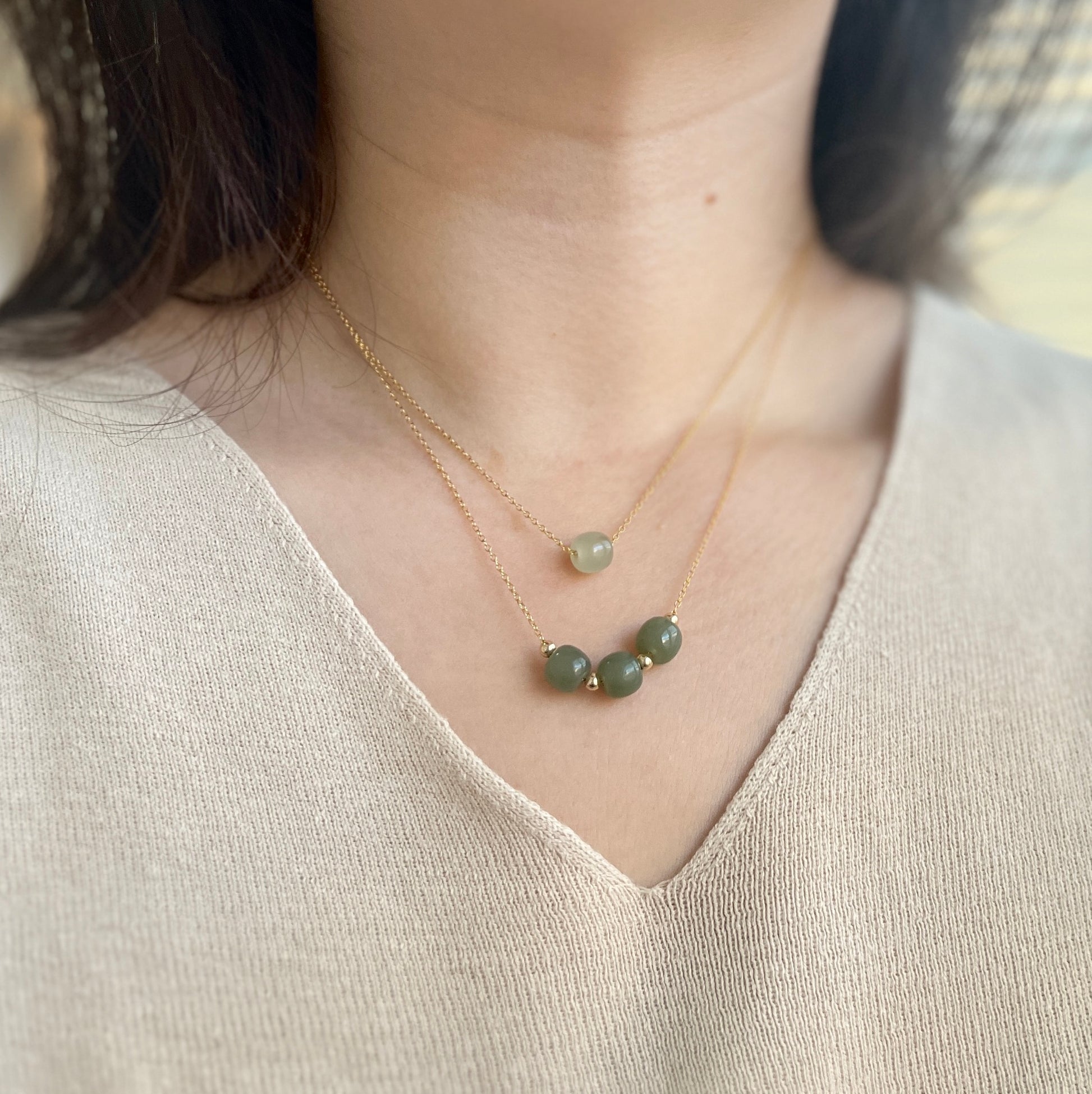 MinimalistNaturalHetianJadeNecklace_OnesingleJadeBeadDaintyChoker_DaintyJadeNecklace_NephriteNecklace_3JadeBeadsNecklace25