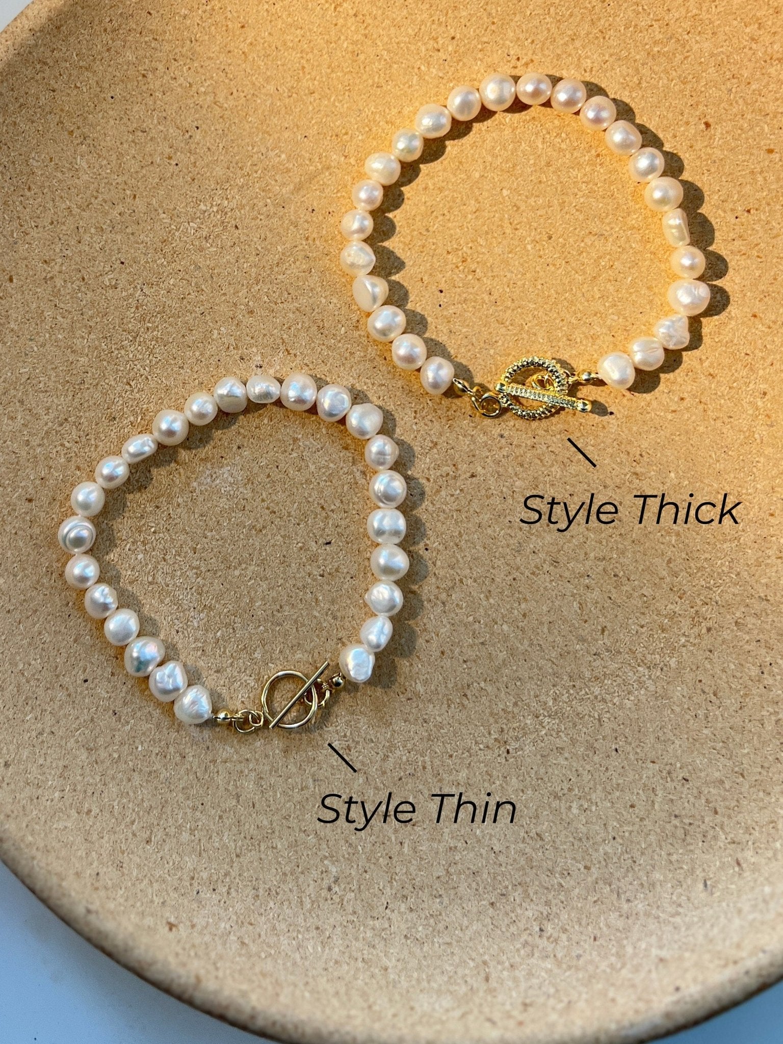 Freshwater Pearl  Bracelet, Irregular Pearl Bracelet, Baroque Pearl Bracelet, Wedding Bracelet, Bridesmaid Gift, Toggle Clasp Pearl Bracelet