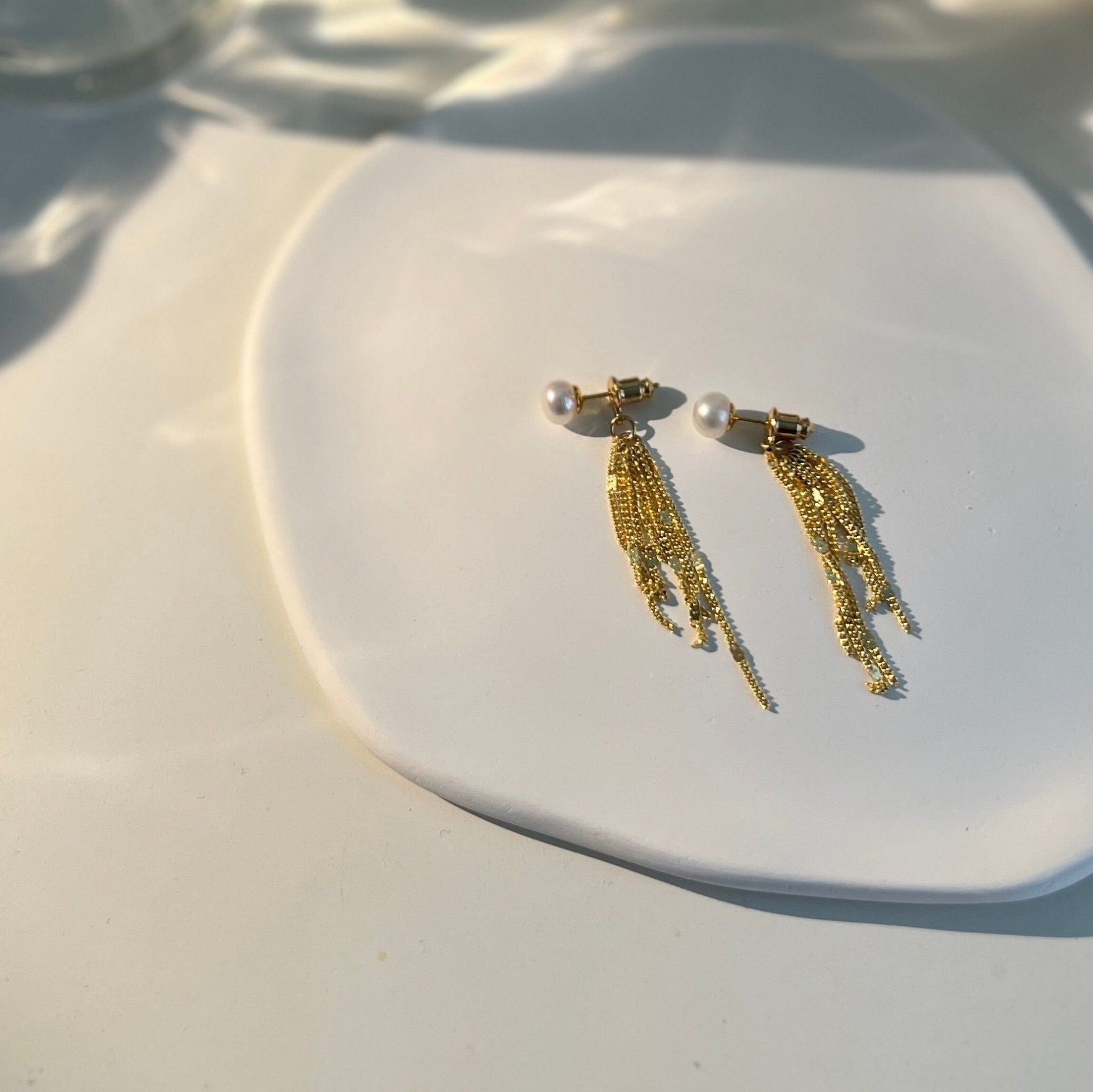 Freshwater Pearl Earrings, Gold Filled Earrings, Natural Pearl Earring, Tassel Earrings, Bridal Earrings, Wedding Earrings, Drop Earrings