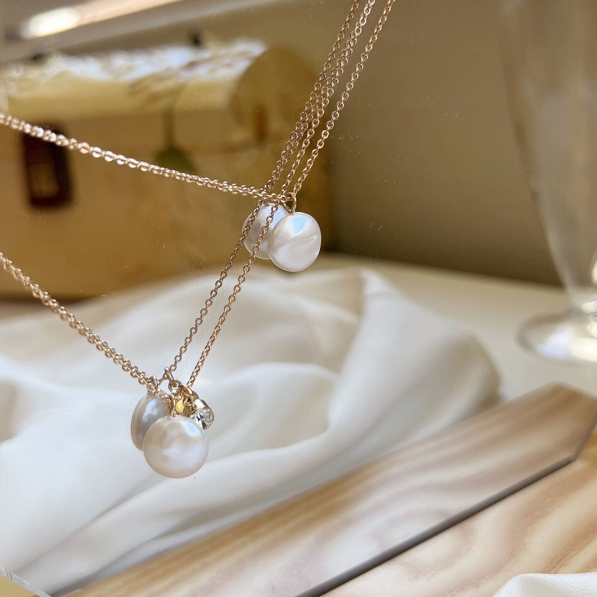 Natural Baroque Pearl Pendant With Designer hotsell Chain