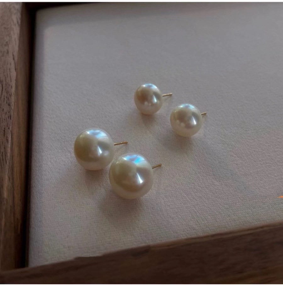 Huge Pearl Earrings By Samphire Jewellery | notonthehighstreet.com