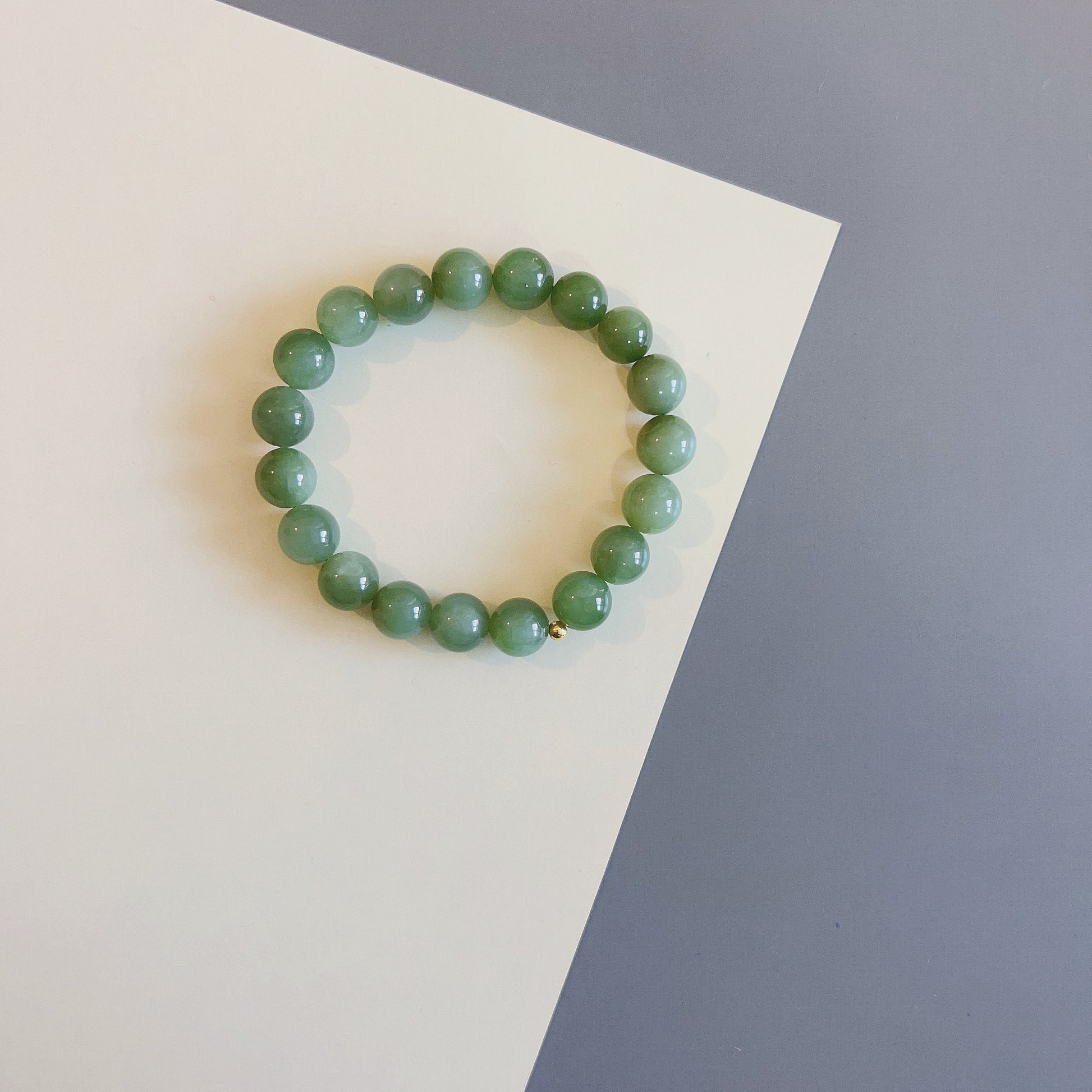 Natural Jade Beaded Bracelet, Light Green Jade Bracelet, Natural Hetian Jade, Genuine Nephrite Bracelet, Cat Eye Jade Beads, High Grade Jade