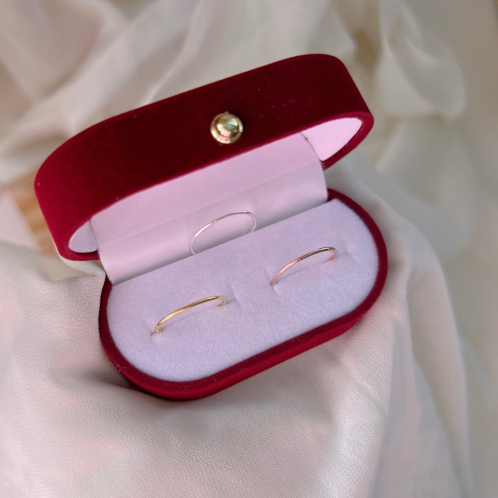 925 Sterling Silver Ring, Polished 1mm 1.2mm Simple Stackable Ring, Gold/ Rose Gold/ Silver Thin Midi Ring,  Small Band Vintage Ring